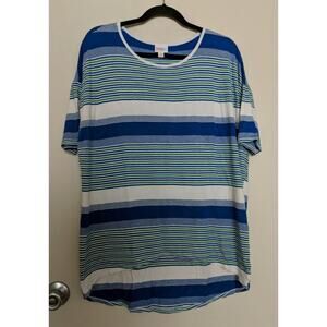 LuLaRoe Striped Irma Top - Size XS - EUC
